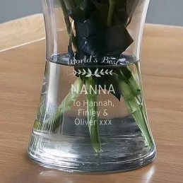 Personalised Glass Vase - 1